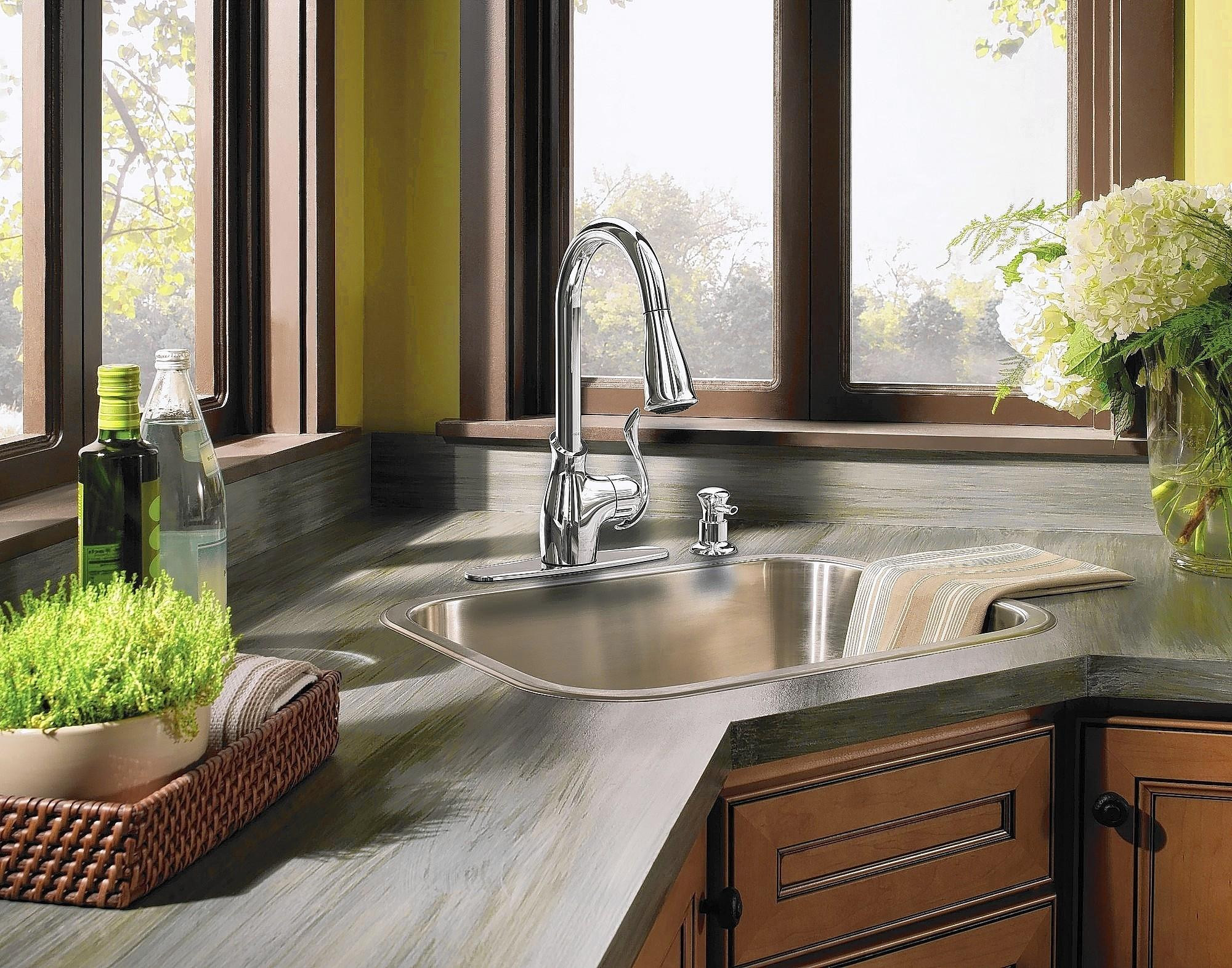 best kitchen sink material for hard water