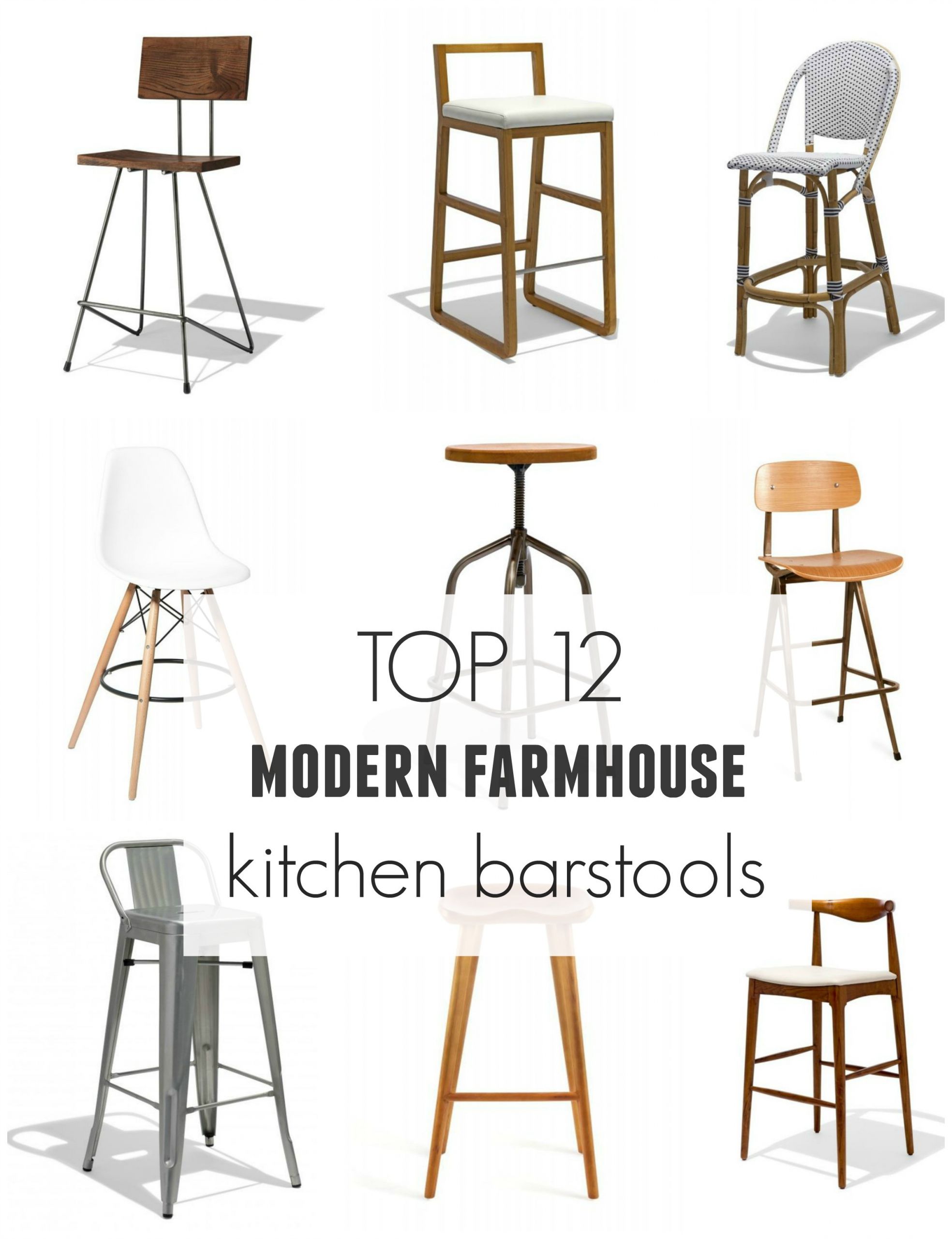 Modern Kitchen Stools
 Top 12 Modern Farmhouse Barstools City Farmhouse