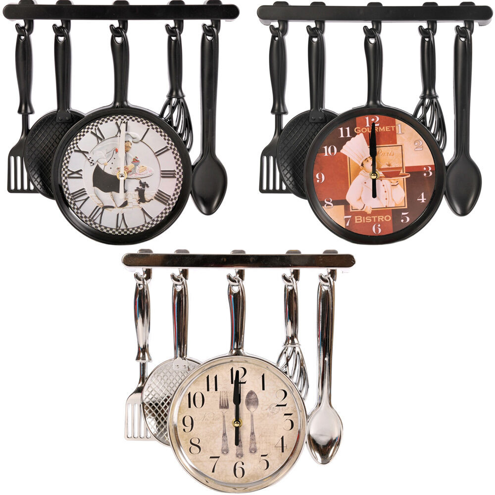 Modern Kitchen Wall Clocks
 Kitchen Spoon Wall Clock Cutlery Fork Spoon Modern Design
