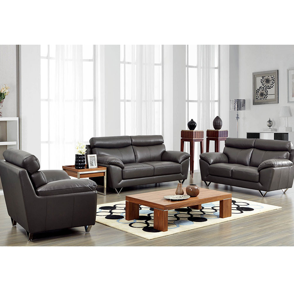 Modern Living Room Set
 8049 Modern Leather Living Room Sofa Set by Noci Design
