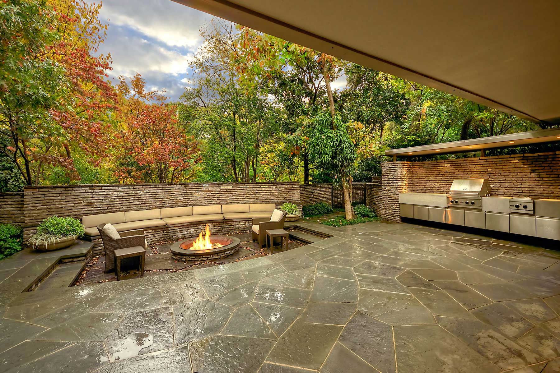 Modern Outdoor Landscape
 Exterior Design Mazeras Stone Art