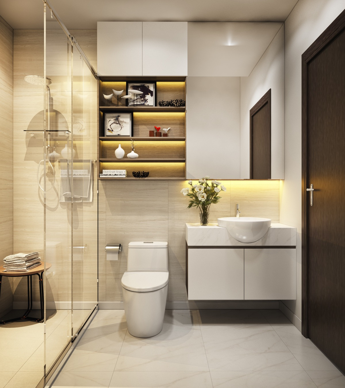 Modern Small Bathroom Design
 40 Modern Minimalist Style Bathrooms