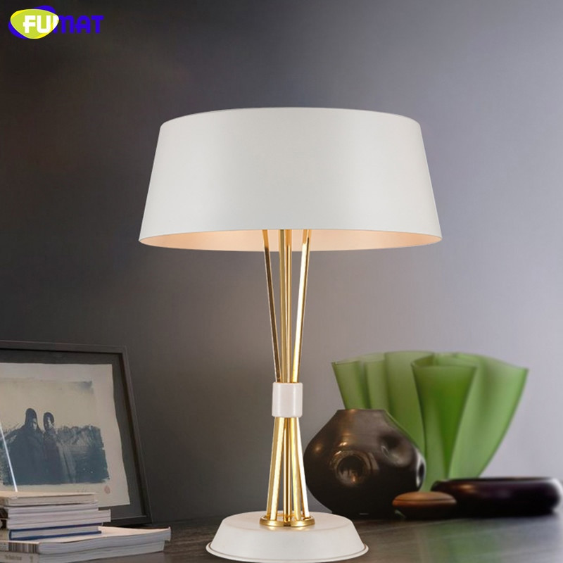 Modern Table Lamp For Bedroom
 FUMAT Metal Table Lamps Modern Designer Study Desk Lamp