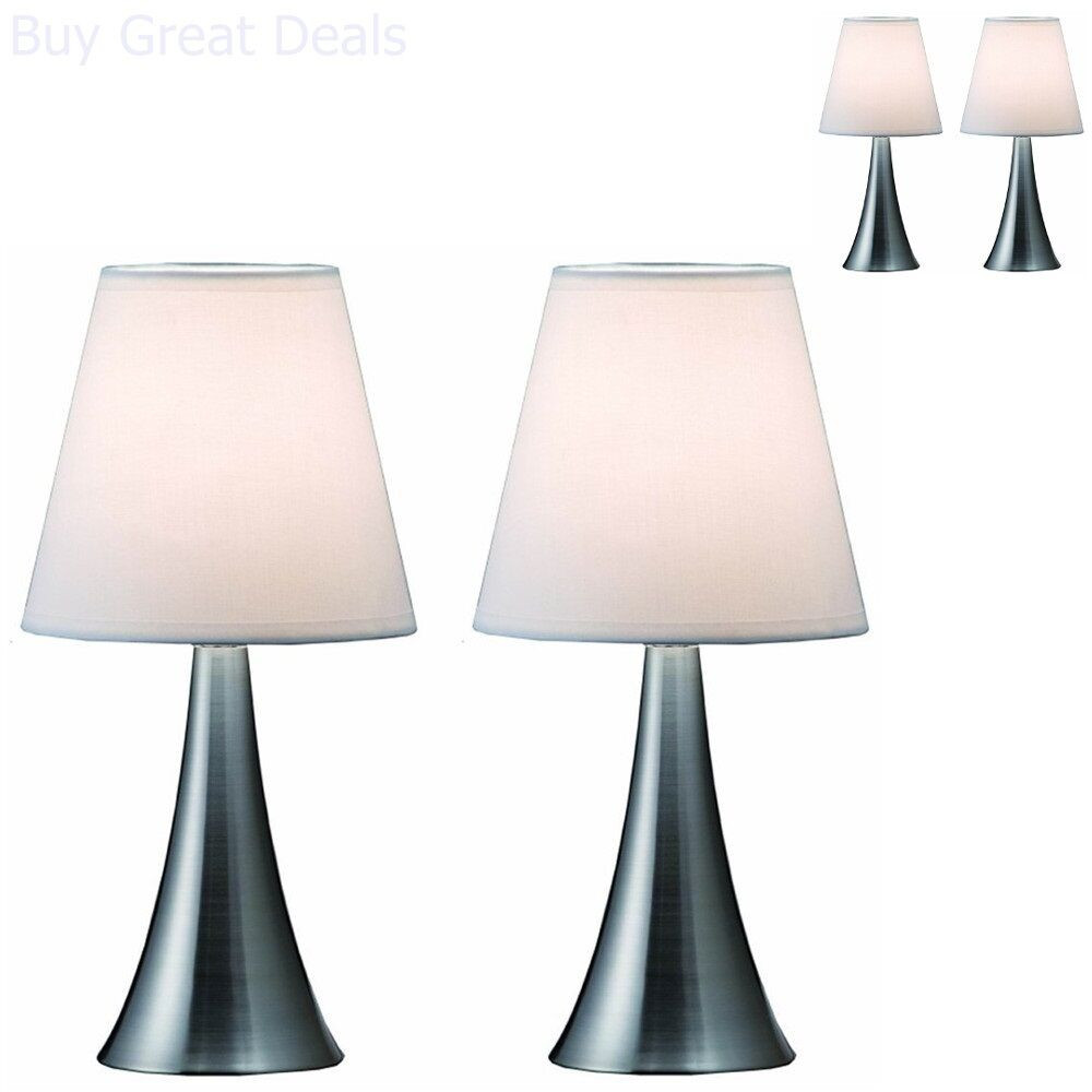 Modern Table Lamp For Bedroom
 Modern Stand Table Lamps 2 Set Lamps Touch Sensor Bedroom