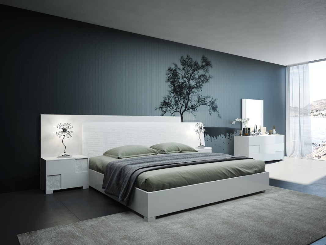 Modern White Bedroom Set Fresh Modrest Monza Italian Modern White Bedroom Set