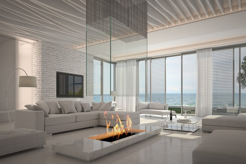 Modern White Living Room
 50 Elegant Living Rooms Beautiful Decorating Designs
