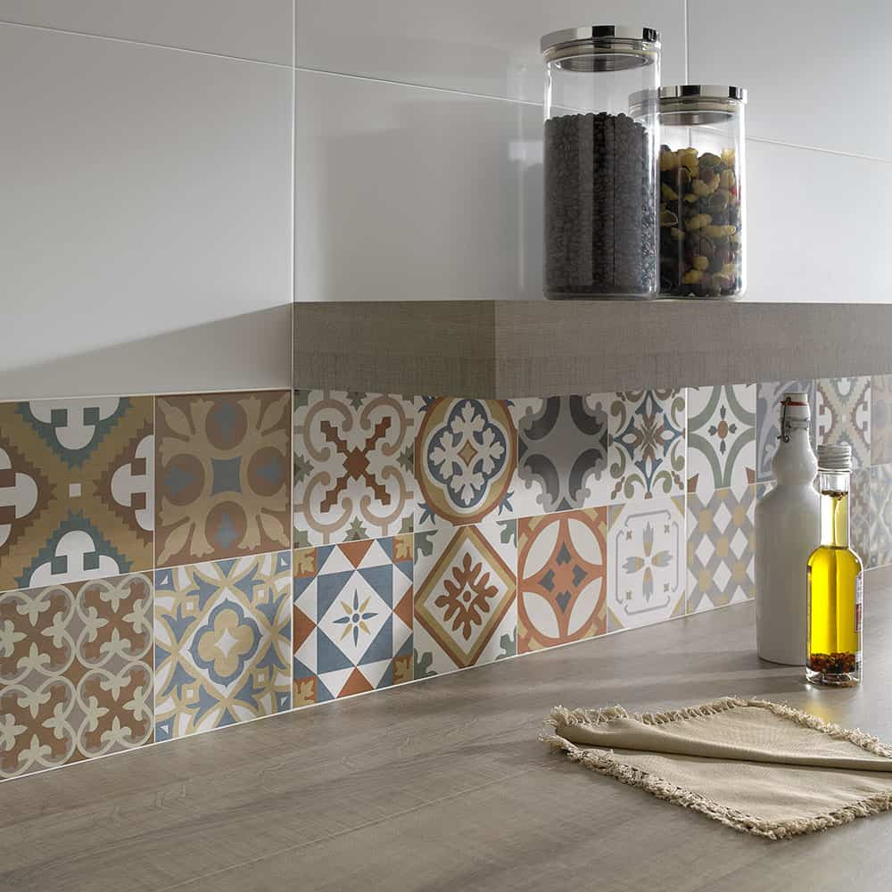 Moroccan Kitchen Backsplash
 Top 15 Patchwork Tile Backsplash Designs for Kitchen