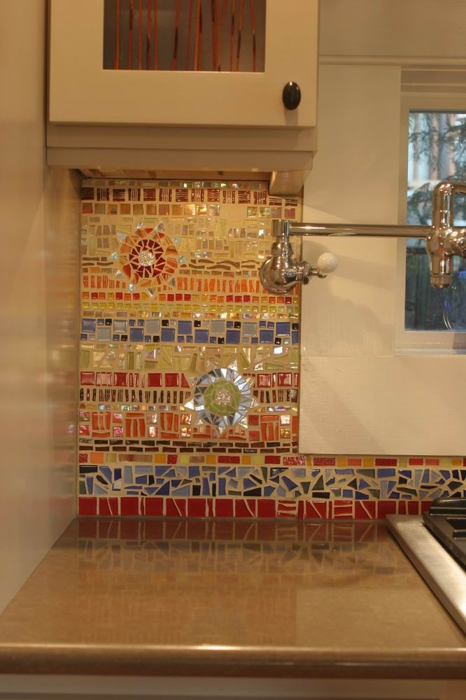 Mosaic Tile Backsplash Kitchen
 18 Gleaming Mosaic Kitchen Backsplash Designs
