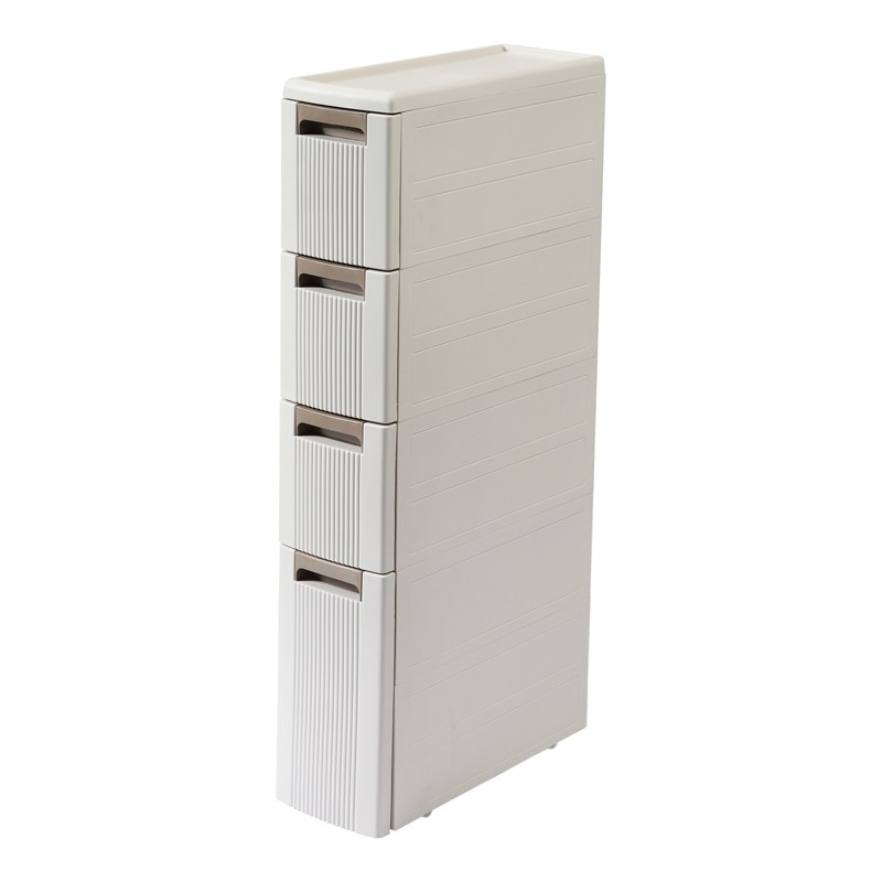 Narrow Kitchen Storage Cabinet
 18cm wide slit storage cabinet drawer bathroom plastic