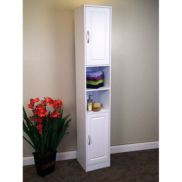 Narrow Kitchen Storage Cabinet
 Narrow White Storage Cabinet
