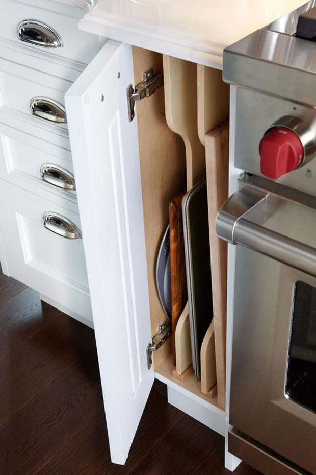 Narrow Kitchen Storage Cabinet
 Top 26 Awesome Ideas to Use Narrow or Dead Space in