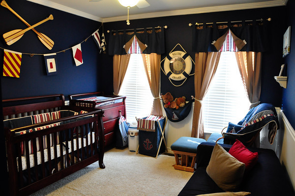 Nautical Decor For Baby Room
 Start of Landon s Nautical Themed Nursery Project Nursery