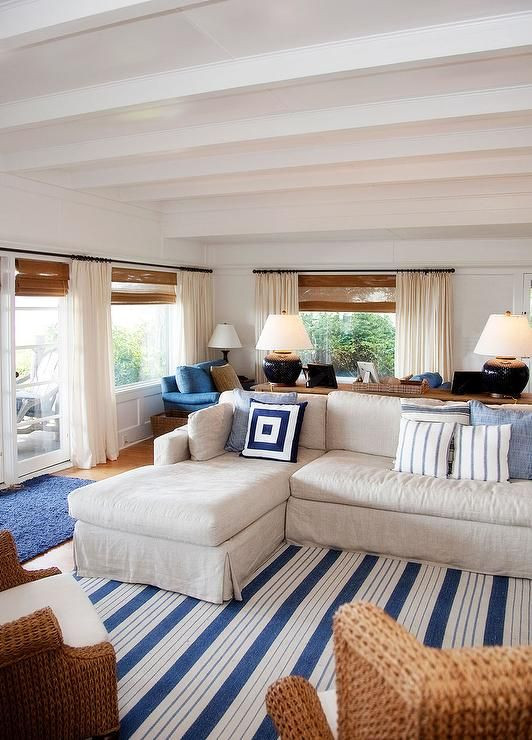 Nautical Rugs For Living Room
 Coastal family room