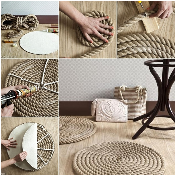 Nautical Rugs For Living Room
 Easy Rope Rug for a Nautical Touch in Your Living Room