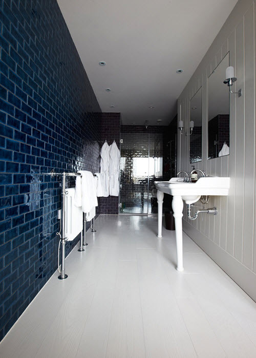 Navy Blue Bathroom Tiles
 40 navy blue bathroom tiles ideas and pictures