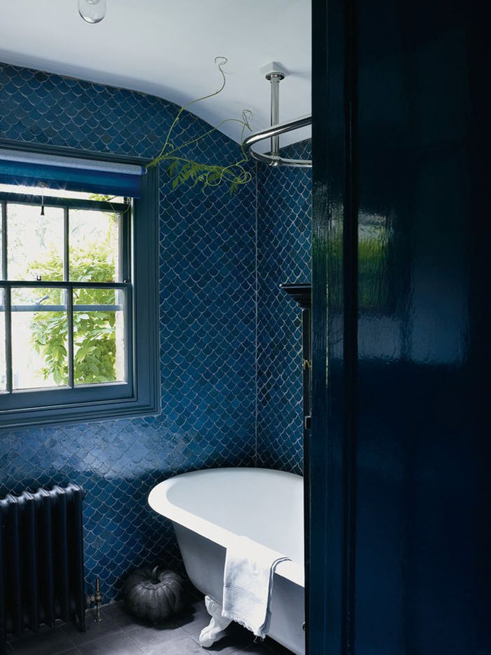 Navy Blue Bathroom Tiles Best Of 40 Navy Blue Bathroom Tiles Ideas and Pictures