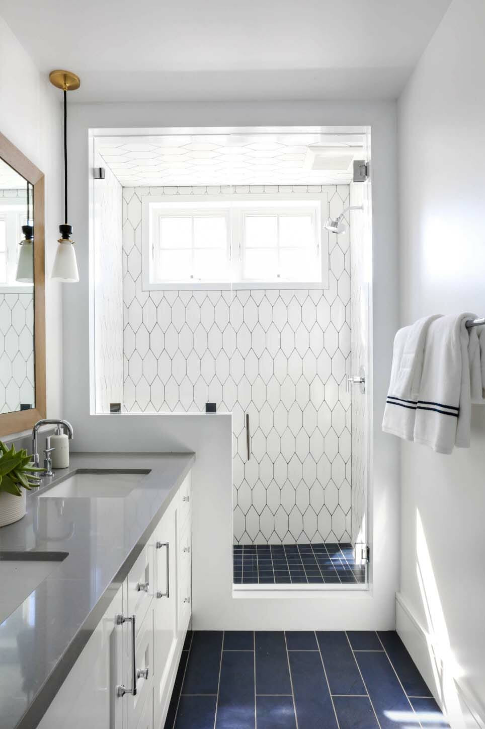 Navy Blue Bathroom Tiles
 Navy Tile Trend Alert