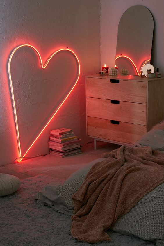 Neon Bedroom Lights
 25 Awesome Ideas To Use Neon Lights For Home Decor DigsDigs