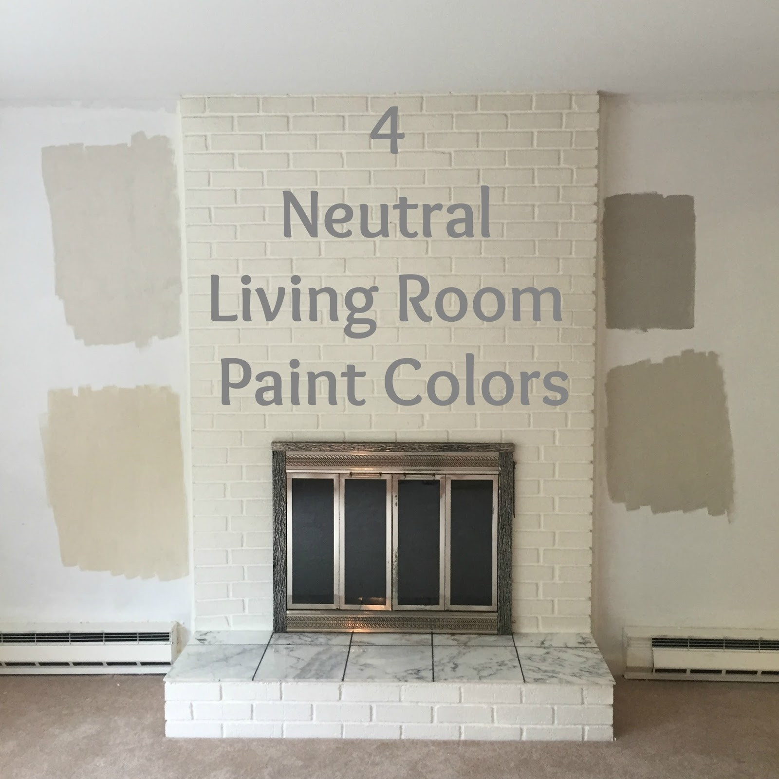 Neutral Color Living Room
 Drew Danielle Design 4 Neutral Living Room Paint Colors