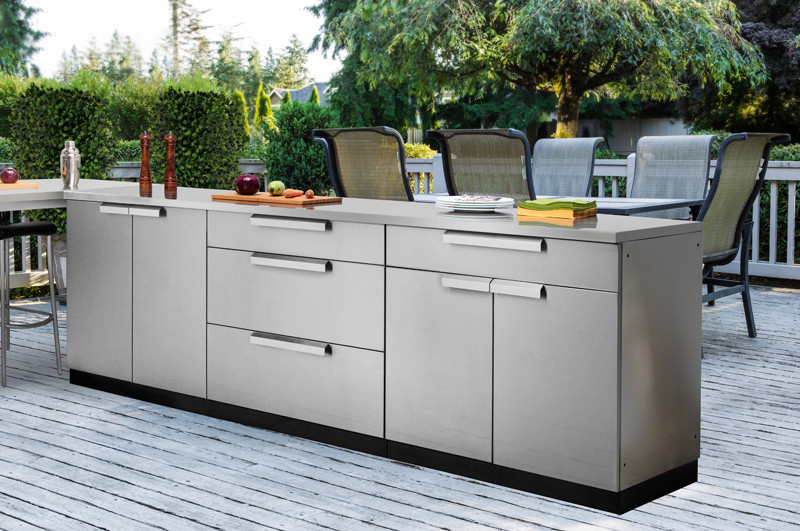 New Age Outdoor Kitchen New Outdoor Kitchen Bbq Cabinets Stainless Steel