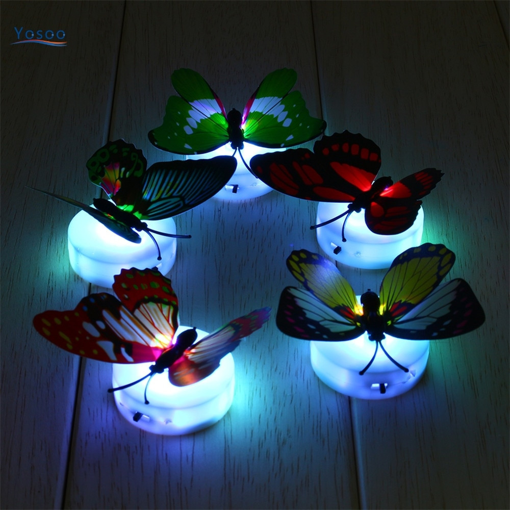 Nightlight For Kids Room
 1pcs Colorful Butterfly Night Light Baby Kids Room Wall