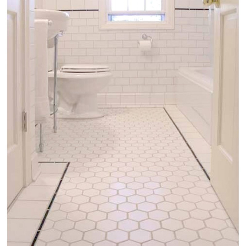 Non Slip Bathroom Tiles
 hexagon porcelain tile white matte porcelain tile NON SLIP