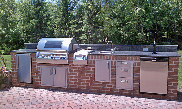 Nyc Fireplace And Outdoor Kitchen
 Fire Magic Outdoor Kitchen Traditional New York by