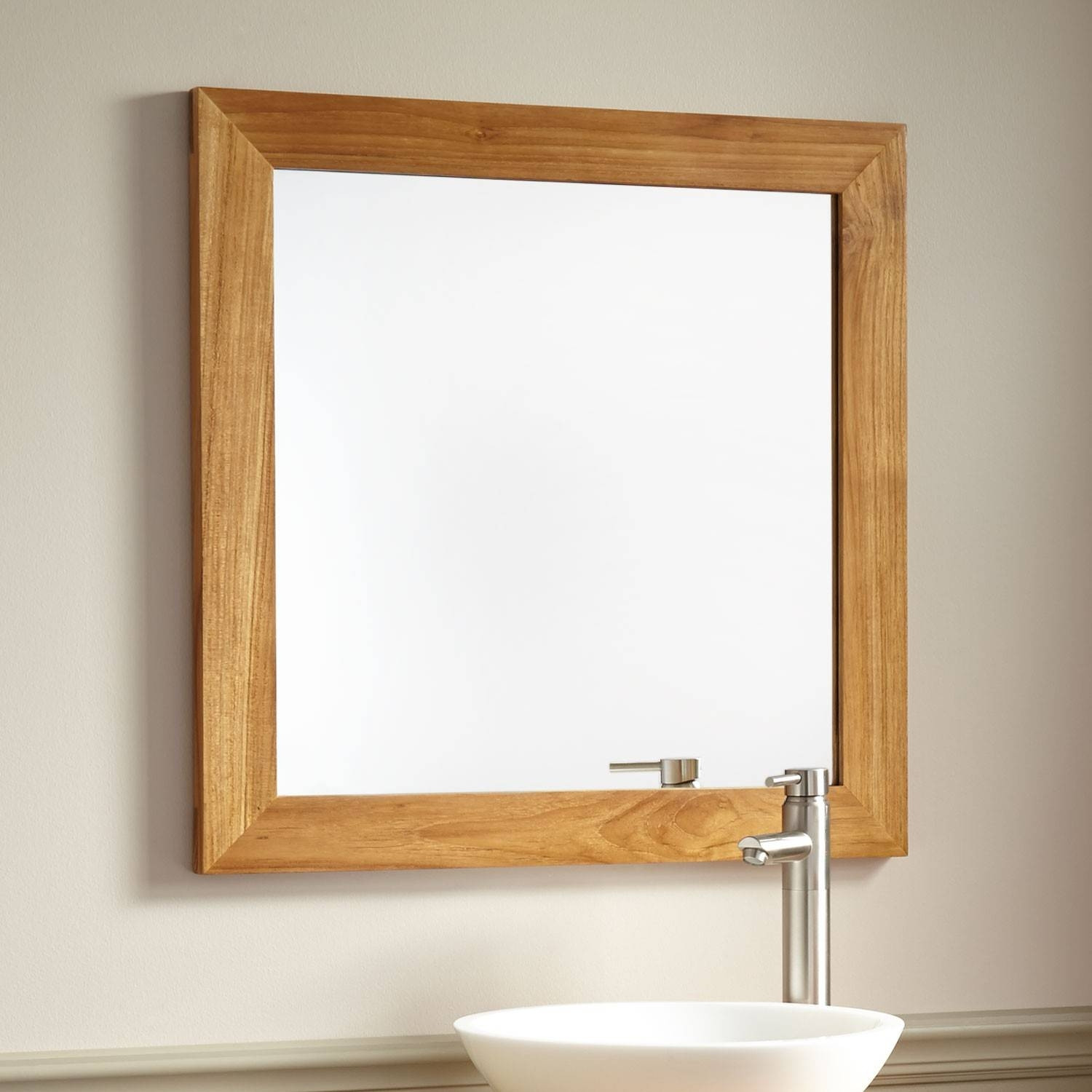 Oak Bathroom Mirror
 Top 15 of Oak Wall Mirrors