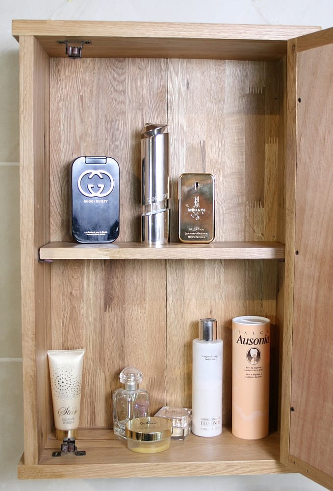 Oak Bathroom Wall Cabinet
 Solid Oak Wall Mounted Bathroom Cabinet 351
