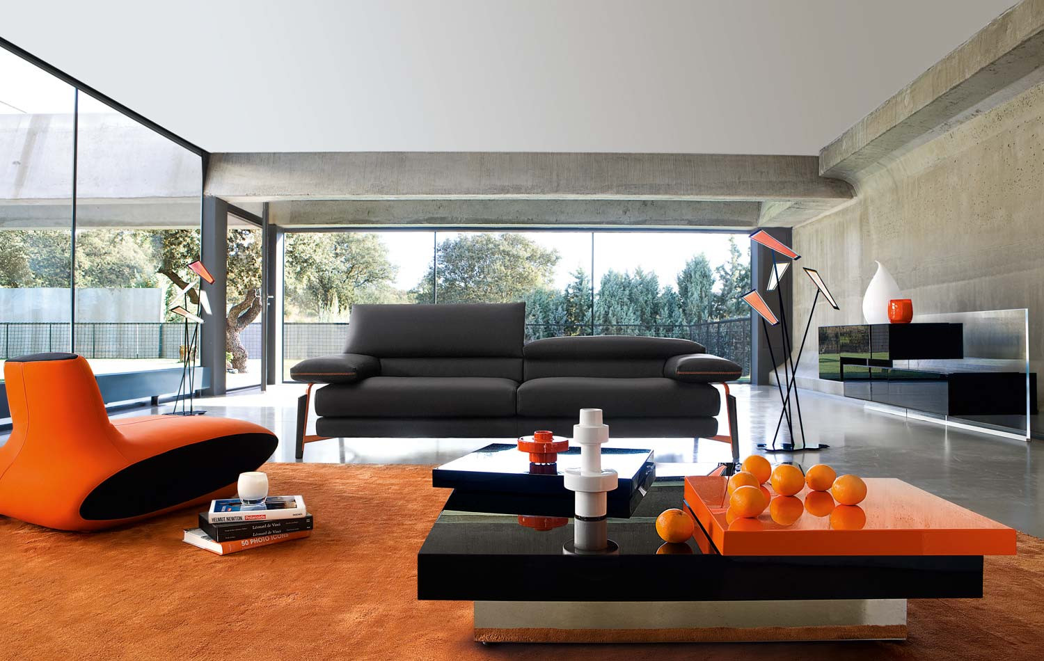Orange Rugs For Living Room
 How to Adorn Your Interior with Orange Sofa – HomesFeed