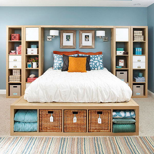 Organization Ideas For Bedroom
 25 Creative Ideas for Bedroom Storage Hative