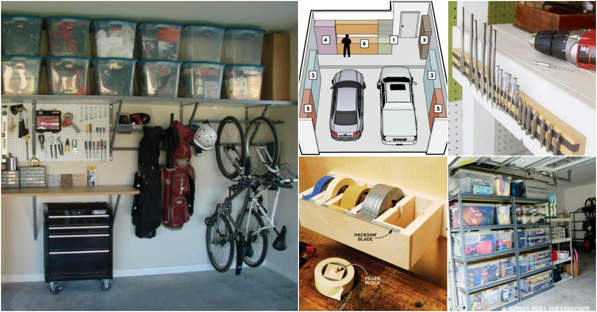 Organize Garage Ideas
 49 Brilliant Garage Organization Tips Ideas and DIY Projects