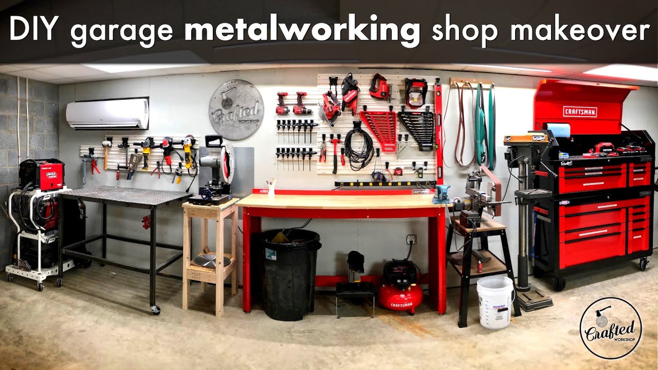 Organize Garage Workshop
 DIY Garage Metalworking Shop Makeover and Organization