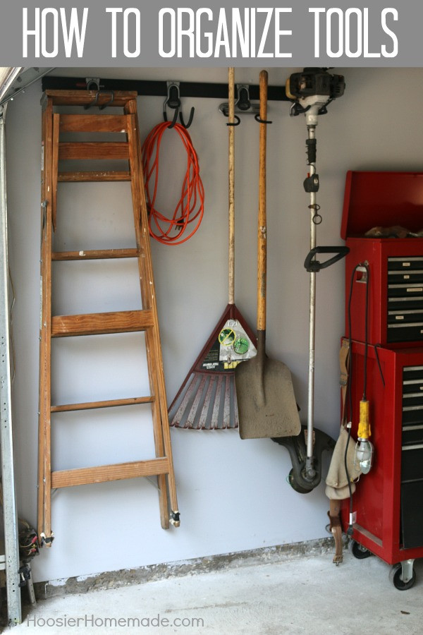 Organize Tools In Garage
 How to Organize a Garage Creating Zones Hoosier Homemade