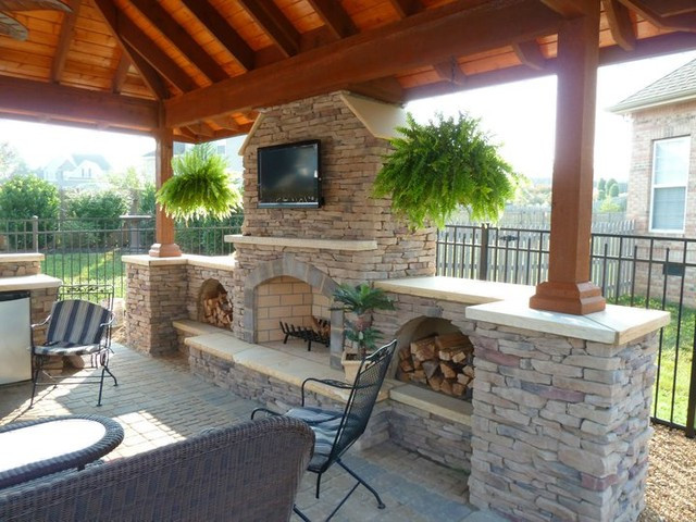 Outdoor Kitchen And Patio
 Outdoor Kitchen & Living Traditional Patio Other