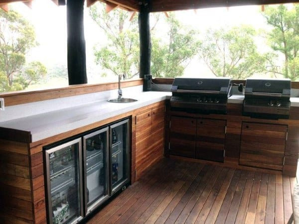 Outdoor Kitchen Cabinet Plans
 Top 60 Best Outdoor Kitchen Ideas Chef Inspired Backyard