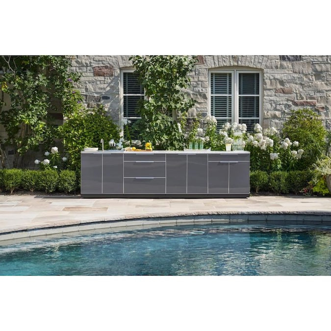 Outdoor Kitchen Cabinets Lowes
 NewAge Products Modular Outdoor Kitchen Outdoor Kitchen