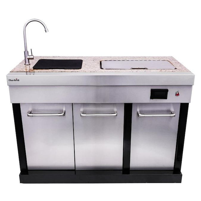 Outdoor Kitchen Cabinets Lowes
 Char Broil Modular Outdoor Kitchen Medallion Modular Sink