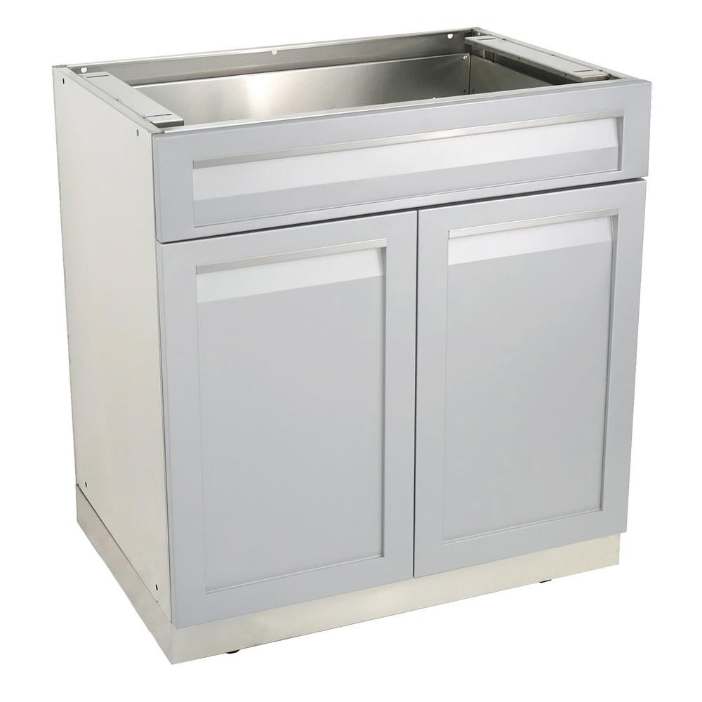 Outdoor Kitchen Cabinets Stainless Steel
 4 Life Outdoor Stainless Steel Drawer Plus 32x35x22 5 in