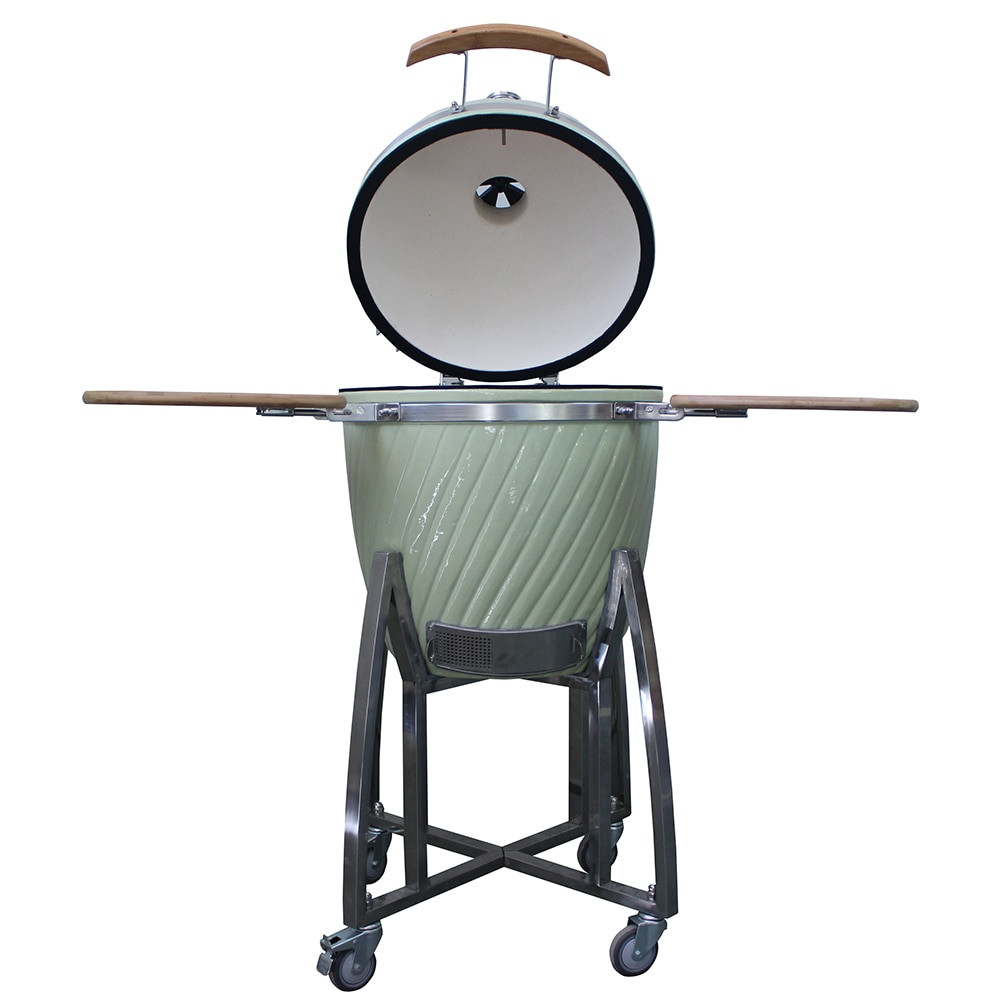 Outdoor Kitchen Charcoal Grill
 20 inch Helicoid Kamado Grill Outdoor Kitchen Ceramic