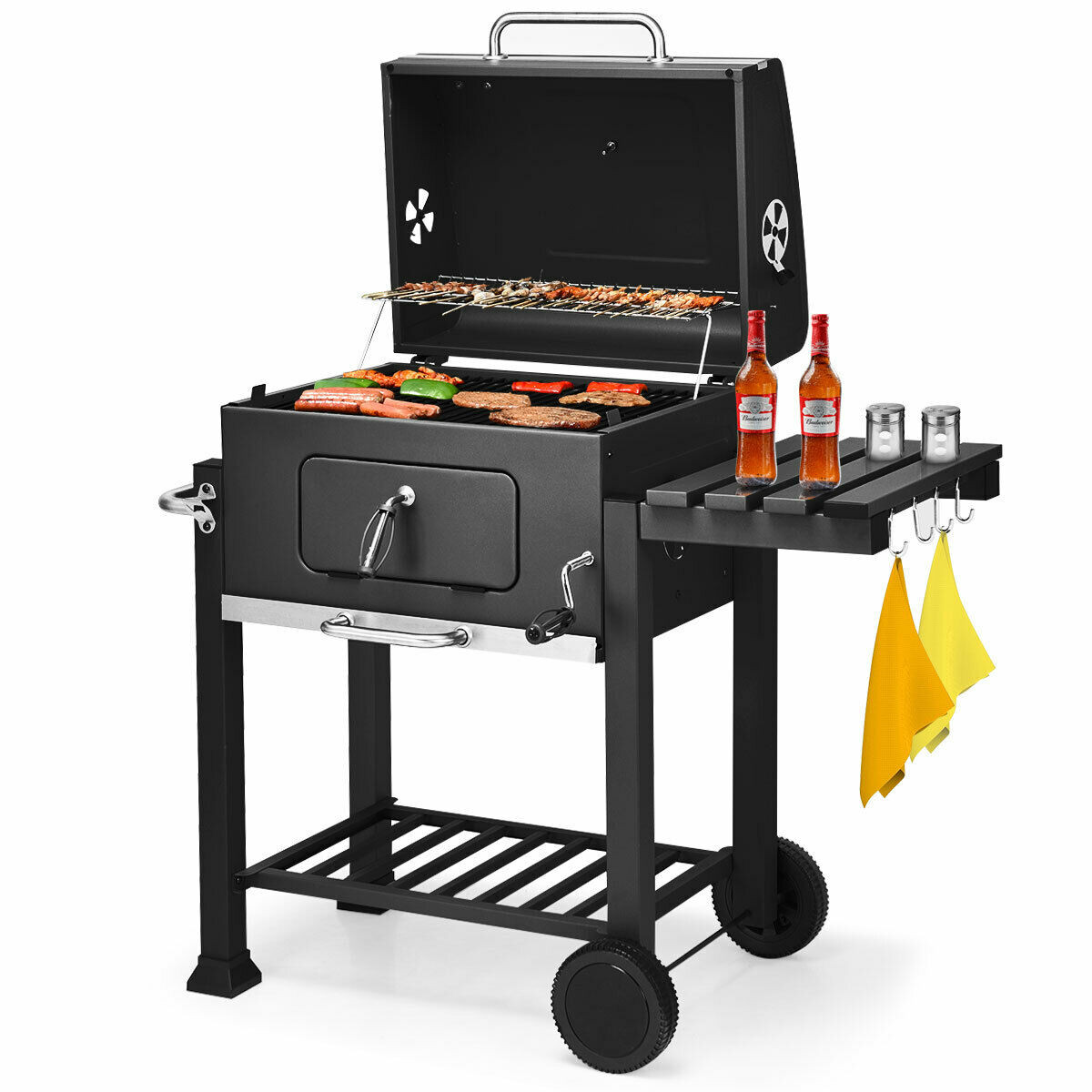 Outdoor Kitchen Charcoal Grill
 Costway Charcoal Grill Barbecue BBQ Grill Outdoor Patio