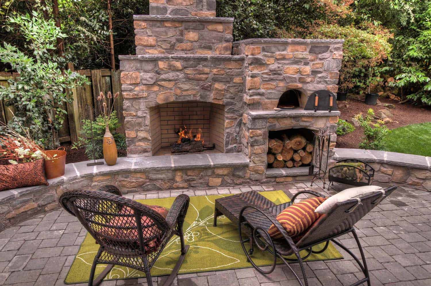 Outdoor Kitchen Designs With Fireplace
 30 Irresistible outdoor fireplace ideas that will leave
