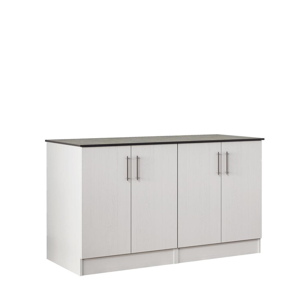 Outdoor Kitchen Home Depot
 WeatherStrong Miami 59 5 in Outdoor Cabinets with