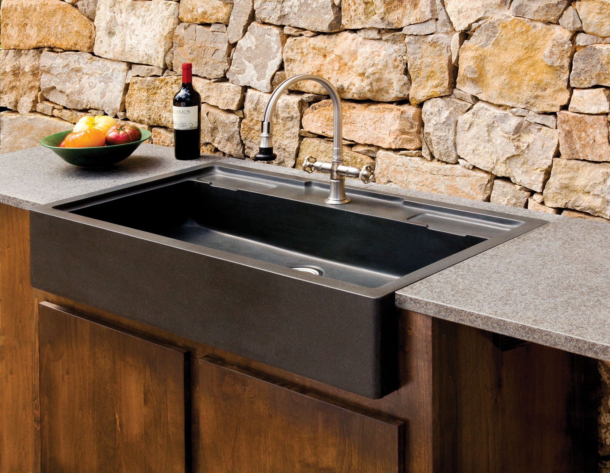 Outdoor Kitchen Sink And Cabinet
 Salus Outdoor Kitchen Sink – Stone Forest
