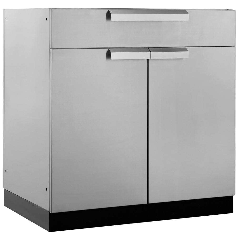 Outdoor Kitchen Storage
 NewAge Products Stainless Steel Classic 32 in Bar 32x33
