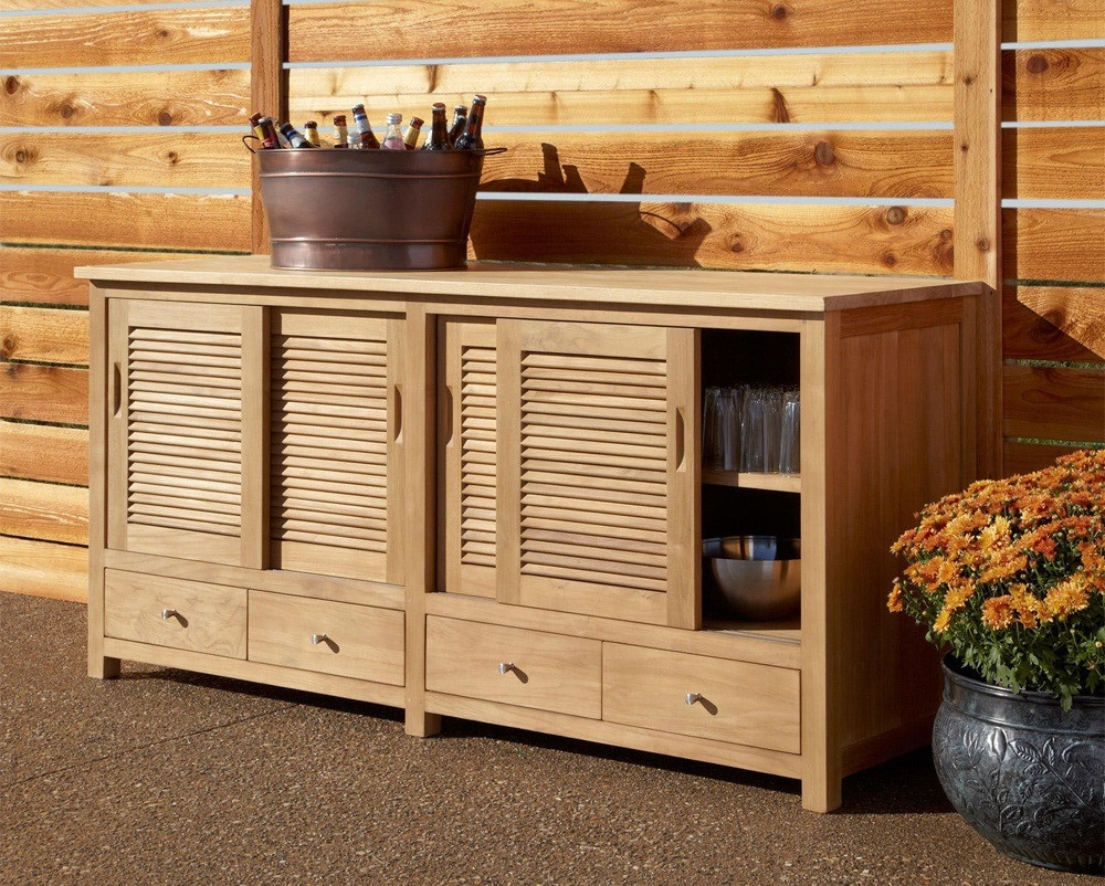 Outdoor Kitchen Storage
 Outdoor Wood Kitchen Storage Cabinet