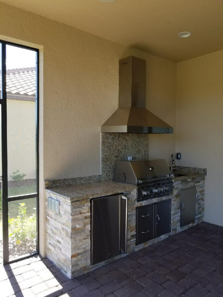 Outdoor Kitchen Vent Hood
 Outdoor Kitchens in Lakewood Ranch Past Projects