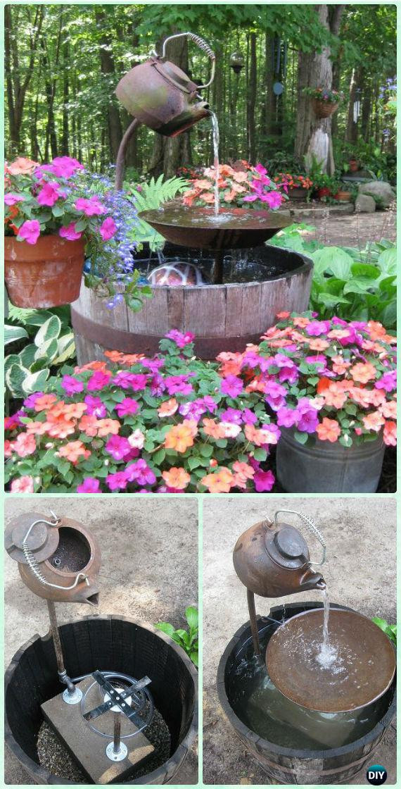Outdoor Landscape Diy
 DIY Garden Fountain Landscaping Ideas & Projects with