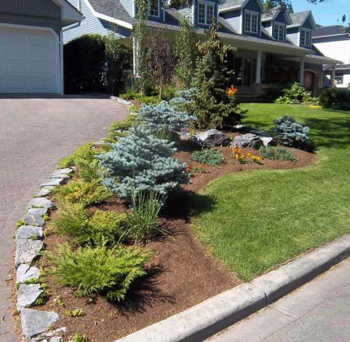 Outdoor Landscape Driveway
 Driveway Landscape Ideas With Grass And Flowers Outdoor