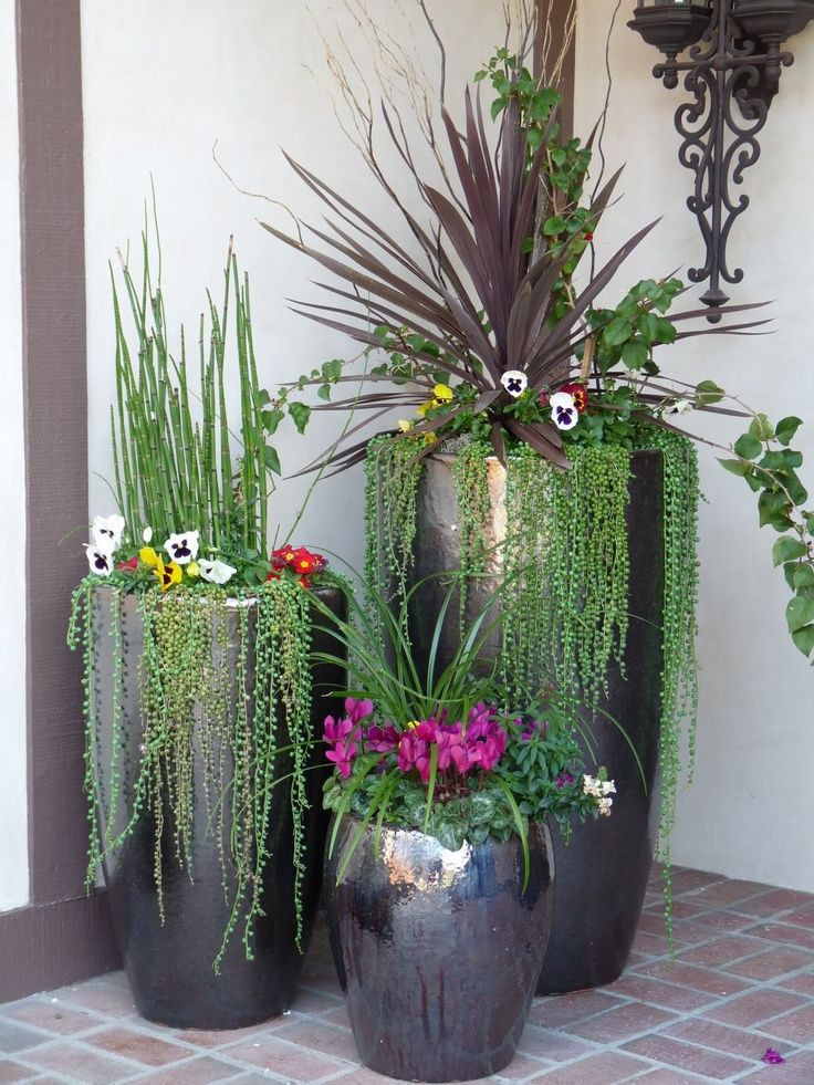 Outdoor Landscape Pots
 Potted Garden Design Ideas & Tips